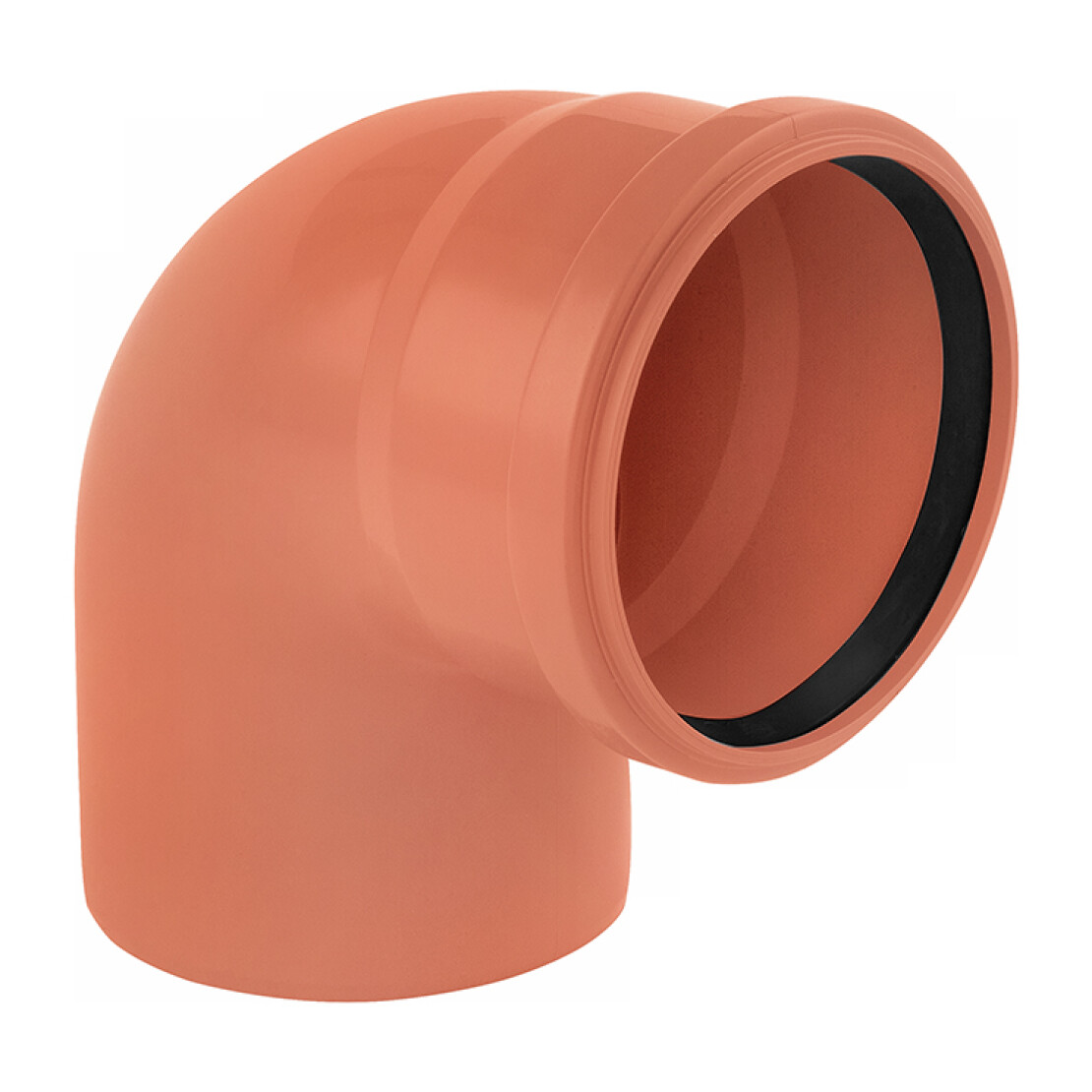 Коліно ПП каналізаційне ROZMA (110*90° помаранчеве)